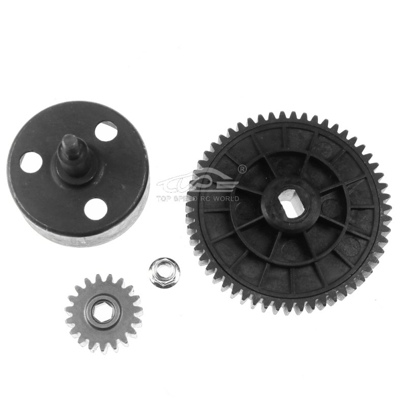 Upgraded Clutch Bell Metal Cup Gear Set ( High Speed 19T/55T) for 1/5 Scale Hpi Rovan KM ROFUN Baja 5B 5T 5SC SS TRUCK RC CAR Parts