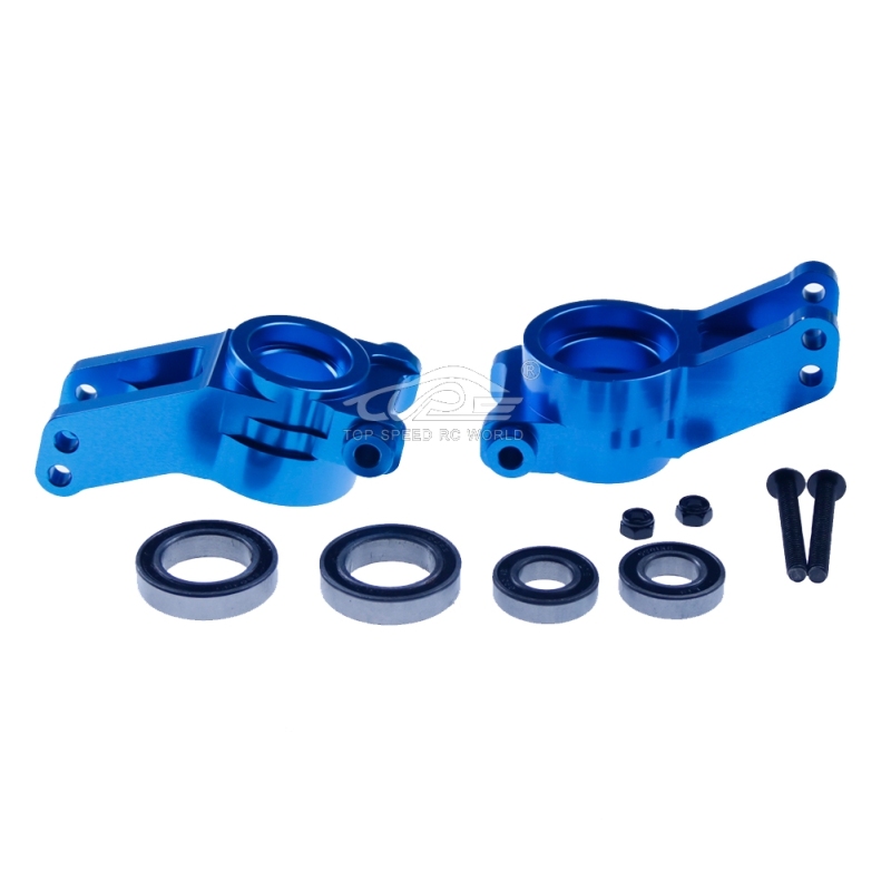 TOP SPEED RC WORLD Alloy Rear Hub kit Blue fit Losi 5ive T