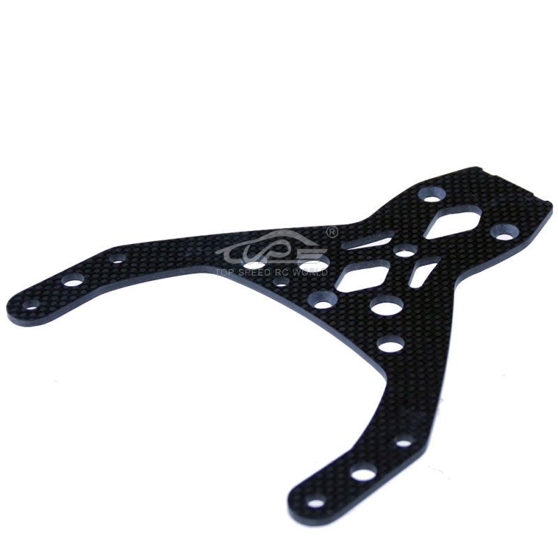 TOP SPEED RC WORLD Carbon Fiber Front Upper Plate for 1/5 Hpi Rovan Kingmotor Rofun Baja 5b 5t 5sc Rc Car Parts