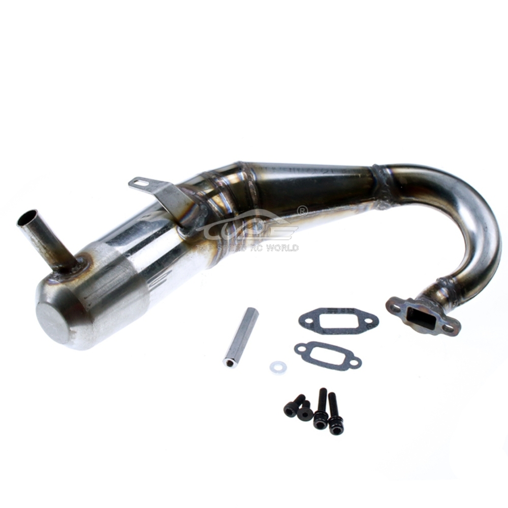 TOP SPEED RC WORLD 1/5 Steam oil Haruka car exhaust pipe LT Gasoline R2 (Stainless steel material)