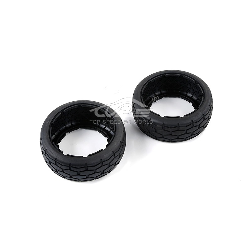 TOP SPEED RC WORLD New Style Front Tire Skins 2pc for 1/5 Hpi Rovan Km Rofun Baja 5b LT V5 5S F5 LOSI 5IVE-T DDT FID QL TRUCK Rc Car Parts