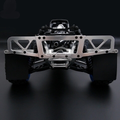 TOP SPEED RC WORLD CNC Metal Rear Bumper Set Fit 1/5 HPI Rofun Baha Kingmotor Rovan Baja 5T 5SC Rc Car Racing Toys Parts