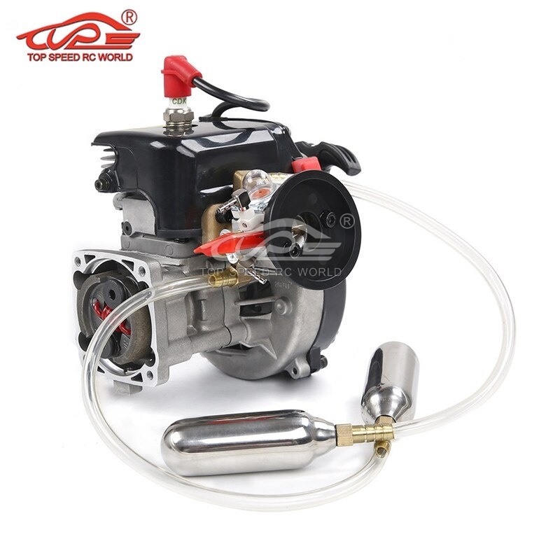 TOP SPEED RC WORLD 1/5 Petrol RC Car Baja 4 Bolt 32CC Engine w/ Booster Pump Set