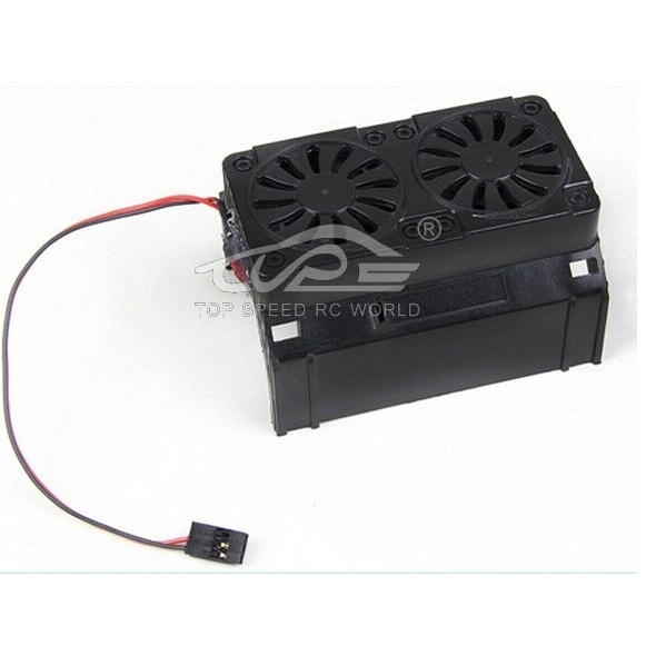 TOP SPEED RC WORLD Plastic Brushless ESC Motor Cooling Fan for 1/5 Rovan E-Baja Truck Rc Car Parts