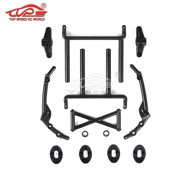 TOP SPEED RC WORLD Plastic Car Shell Bracket Support Kit for 1/5  Hpi Rovan Kingmotor Rofun BAJA 5T 5SC Truck Rc Car Parts