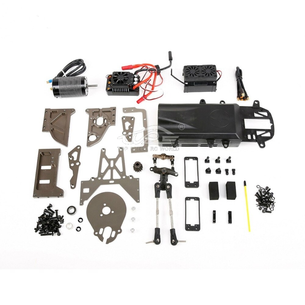 TOP SPEED RC WORLD Oil To Eletric Brushless Conversion Kit (Standard Edition) Fit for 1/5 HPI ROFUN ROVAN KM BAJA 5B 5T 5SC RC CAR Toys PARTS