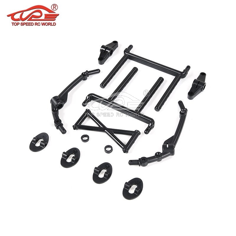 TOP SPEED RC WORLD Plastic Car Shell Bracket Support Kit for 1/5  Hpi Rovan Kingmotor Rofun BAJA 5T 5SC Truck Rc Car Parts