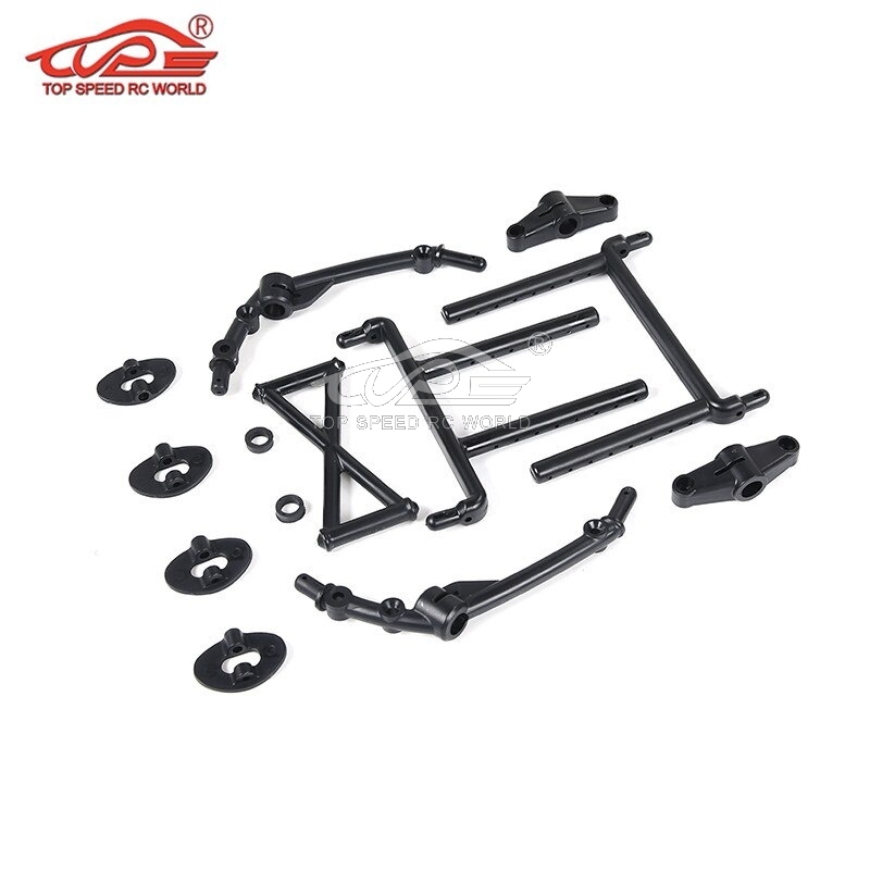 TOP SPEED RC WORLD Plastic Car Shell Bracket Support Kit for 1/5  Hpi Rovan Kingmotor Rofun BAJA 5T 5SC Truck Rc Car Parts