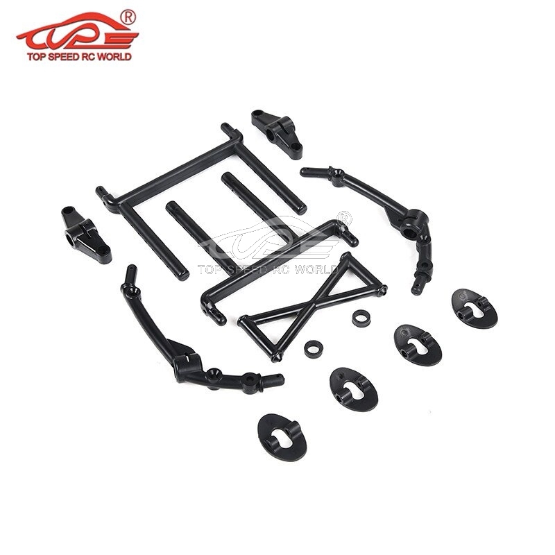 TOP SPEED RC WORLD Plastic Car Shell Bracket Support Kit for 1/5  Hpi Rovan Kingmotor Rofun BAJA 5T 5SC Truck Rc Car Parts