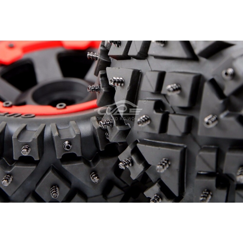 TOP SPEED RC WORLD All Terrain Nail Tire Front and Rear Wheel Tyre 4PCS/SET for 1/5 HPI Baja 5B ROVAN KINGMOTOR1.0 2.0 TRUCK PARTS