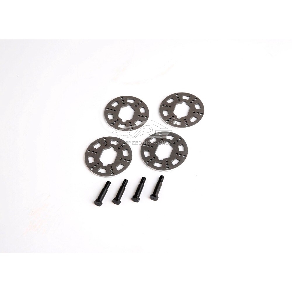 TOP SPEED RC WORLD Metal Disc Brake Kit (Hard Oxygen) for 1/5 Rovan Rofun F5 MCD XS-5 RR5 Truck Rc Car Parts