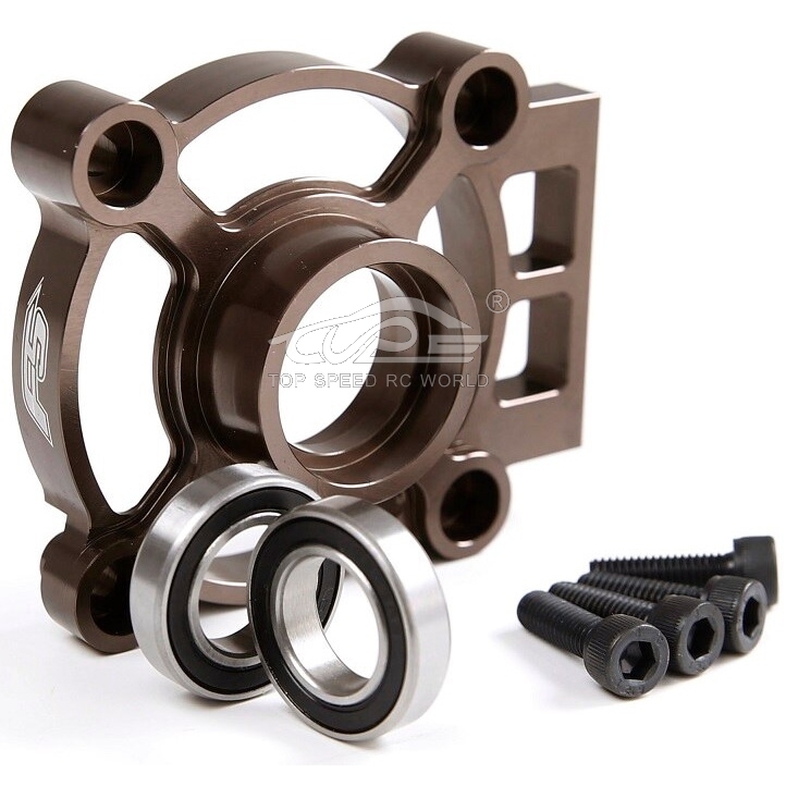 TOP SPEED RC WORLD CNC Alloy Clutch Bell Mount Brace for 1/5  Rovan ROFUN F5 4WD  MCD XS5 Truck Rc Car Parts