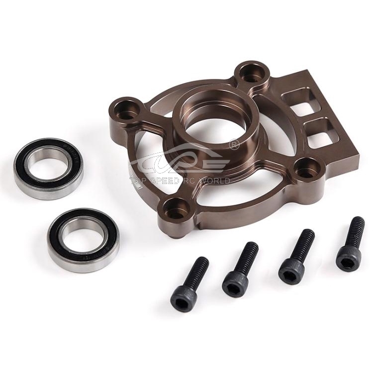 TOP SPEED RC WORLD CNC Alloy Clutch Bell Mount Brace for 1/5  Rovan ROFUN F5 4WD  MCD XS5 Truck Rc Car Parts