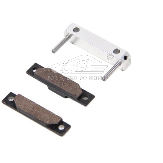 TOP SPEED RC WORLD CNC Alloy Brake Pad Set Fit for 1/5 HPI ROVAN ROFUN KM BAJA 5B 5T 5SC SS truck rc car parts