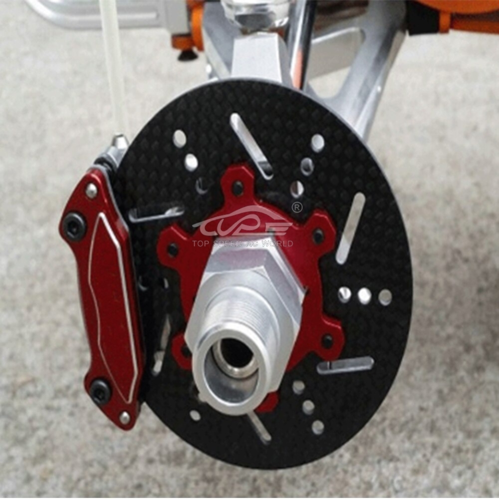 TOP SPEED RC WORLD Metal 4-wheel Hydraulic Brake System Set Fit for 1/5 GTB Racing HPI ROVAN ROFUN KM BAJA 5B 5T 5SC truck rc car parts