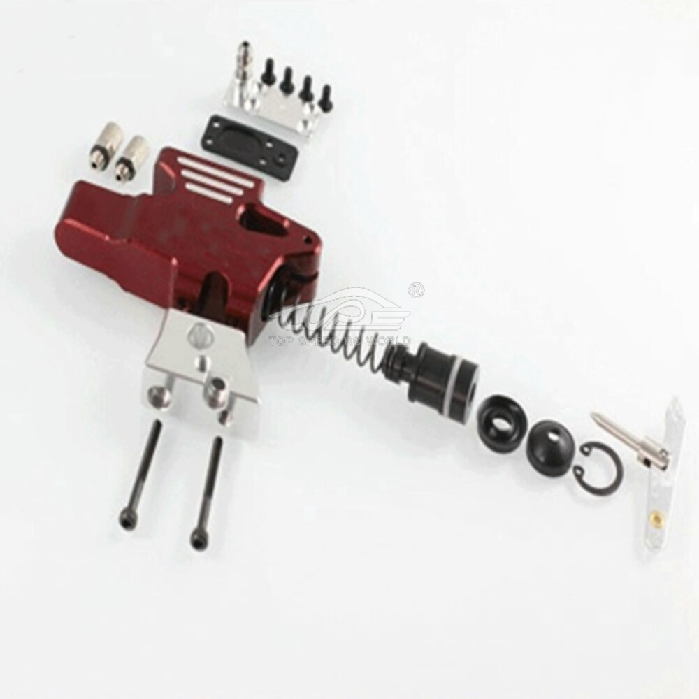 TOP SPEED RC WORLD Metal 4-wheel Hydraulic Brake System Set Fit for 1/5 GTB Racing HPI ROVAN ROFUN KM BAJA 5B 5T 5SC truck rc car parts