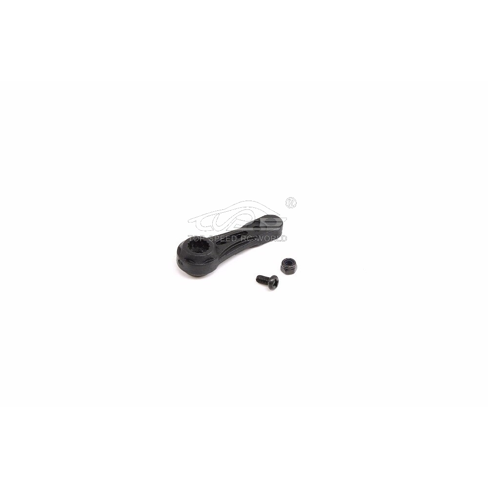 TOP SPEED RC WORLD Plastic double-sided steering servo arm 15T/17T for 1/5 LOSI 5IVE-T ROVAN LT KINGMOTOR X2 DDT FID QL TRUCK RC CAR PARTS
