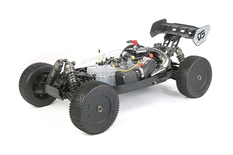 D5 1/5 4WD RC Car 36CC 2 Ring Gas Engine with LED Light 2.4G Radio Remote Control Cars Buggy Off-Road Truck Toys for ROVAN ROFUN D5