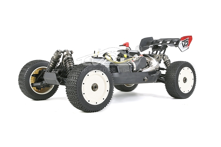 D5 1/5 4WD RC Car 36CC 2 Ring Gas Engine with LED Light 2.4G Radio Remote Control Cars Buggy Off-Road Truck Toys for ROVAN ROFUN D5