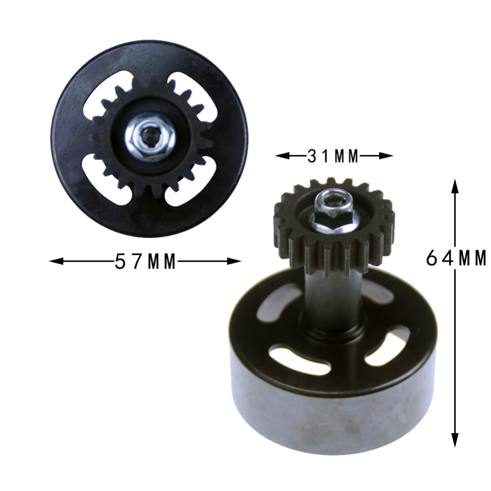 FLMLF Hexagonal Plate Clutch Kit Fit for 1/5 Losi 5ive T Rovan LT KingmotorX2 DDT FID QL TRUCK RC CAR PARTS