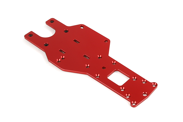 FLMLF  Metal Thickened Rear Chassie Plate for 1/5 Hpi Rovan Km Baja 5b 5t 5sc Truck RC Car Parts