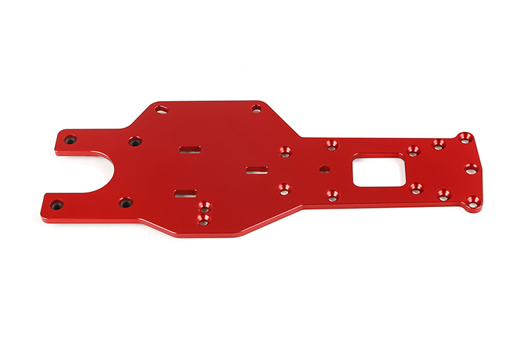 FLMLF  Metal Thickened Rear Chassie Plate for 1/5 Hpi Rovan Km Baja 5b 5t 5sc Truck RC Car Parts