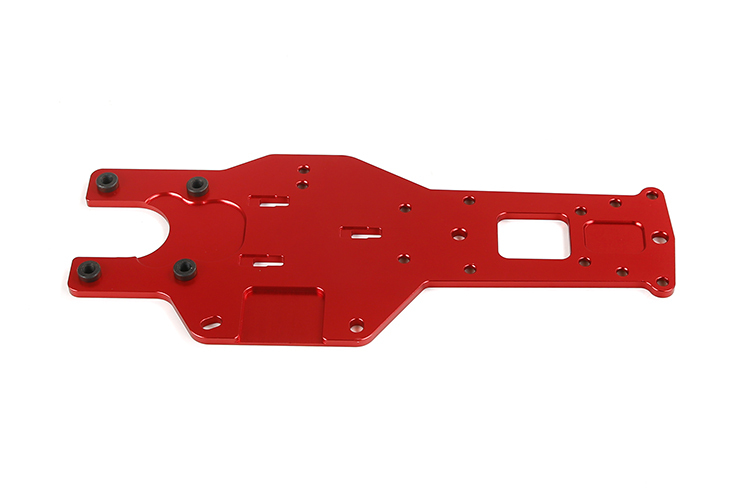 FLMLF  Metal Thickened Rear Chassie Plate for 1/5 Hpi Rovan Km Baja 5b 5t 5sc Truck RC Car Parts
