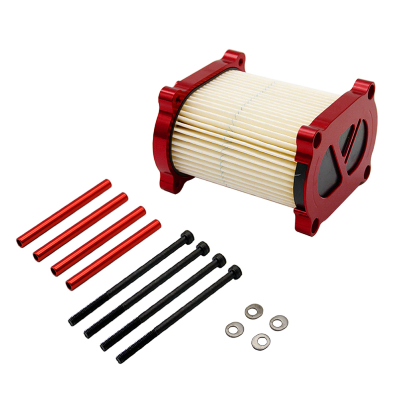 FLMLF CNC Metal Air Filter for 1/5 HPI Rovan King Motor Rofun BAJA 5B 5T 5SC SS Truck RC CAR Parts