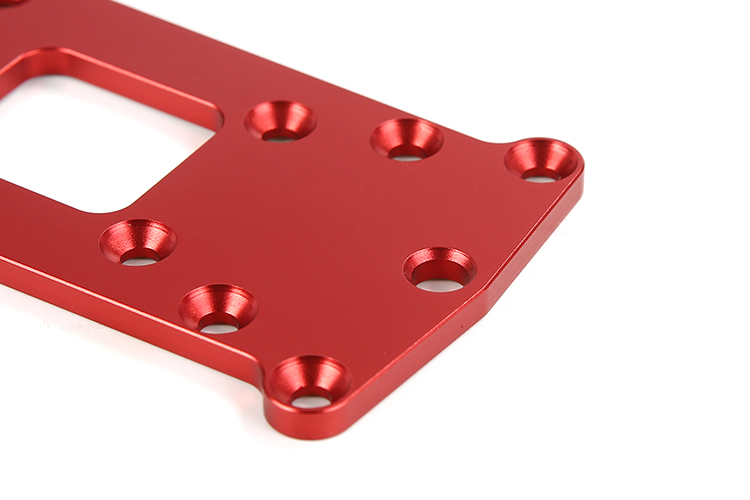FLMLF  Metal Thickened Rear Chassie Plate for 1/5 Hpi Rovan Km Baja 5b 5t 5sc Truck RC Car Parts