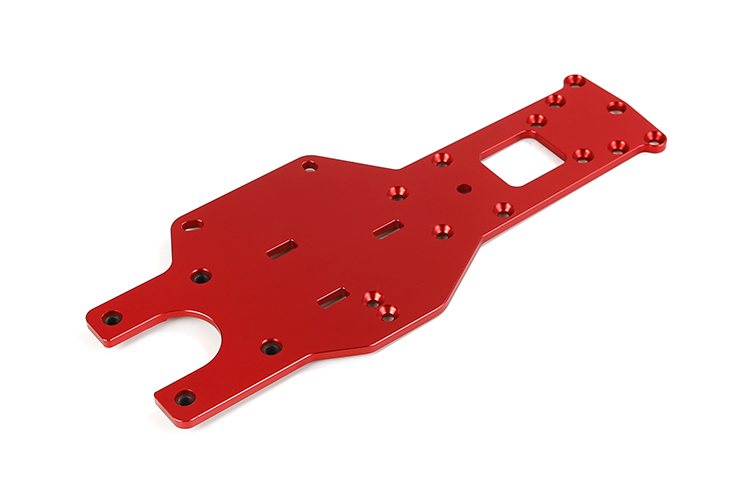 FLMLF  Metal Thickened Rear Chassie Plate for 1/5 Hpi Rovan Km Baja 5b 5t 5sc Truck RC Car Parts