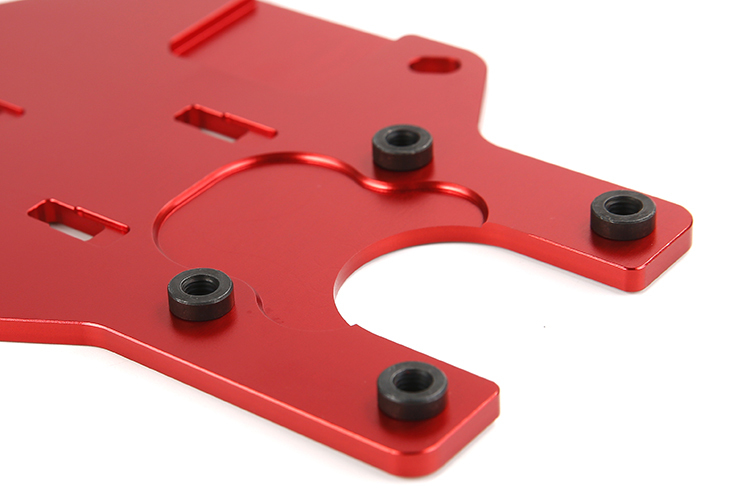 FLMLF  Metal Thickened Rear Chassie Plate for 1/5 Hpi Rovan Km Baja 5b 5t 5sc Truck RC Car Parts