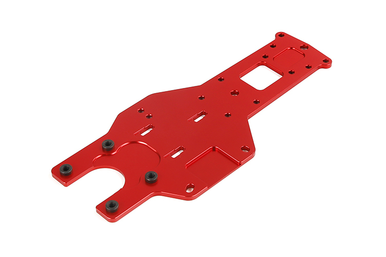 FLMLF  Metal Thickened Rear Chassie Plate for 1/5 Hpi Rovan Km Baja 5b 5t 5sc Truck RC Car Parts