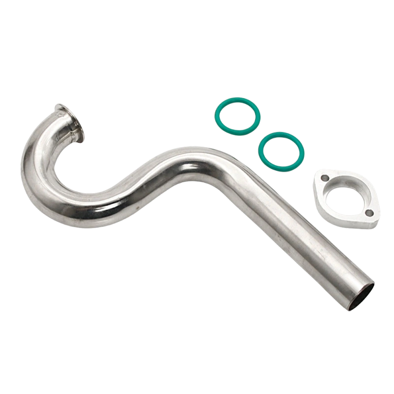 TOP SPEED RC WORLD RC Boat Exhaust Pipe S Header Fit 26CC 27.5CC 29CC QJ Zenoah RCMK Petrol Marine