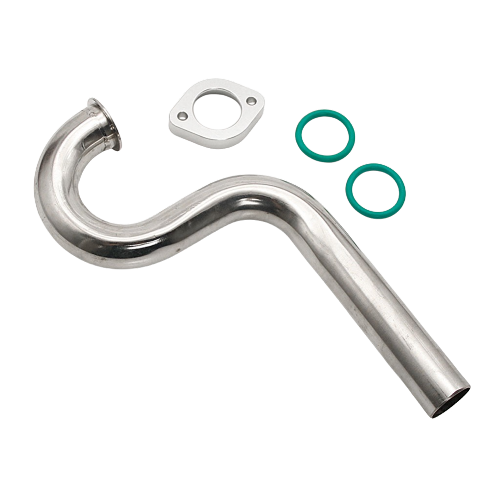 TOP SPEED RC WORLD RC Boat Exhaust Pipe S Header Fit 26CC 27.5CC 29CC QJ Zenoah RCMK Petrol Marine