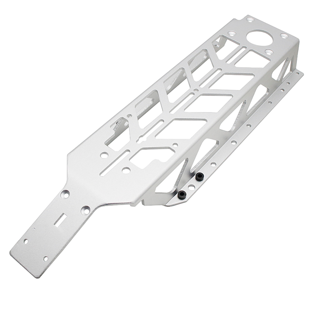 FLMLF CNC Metal Steal Light Chassis for 1/5 HPI ROVAN KM Rofun Baja 5B SS Buggy Rc Car Parts