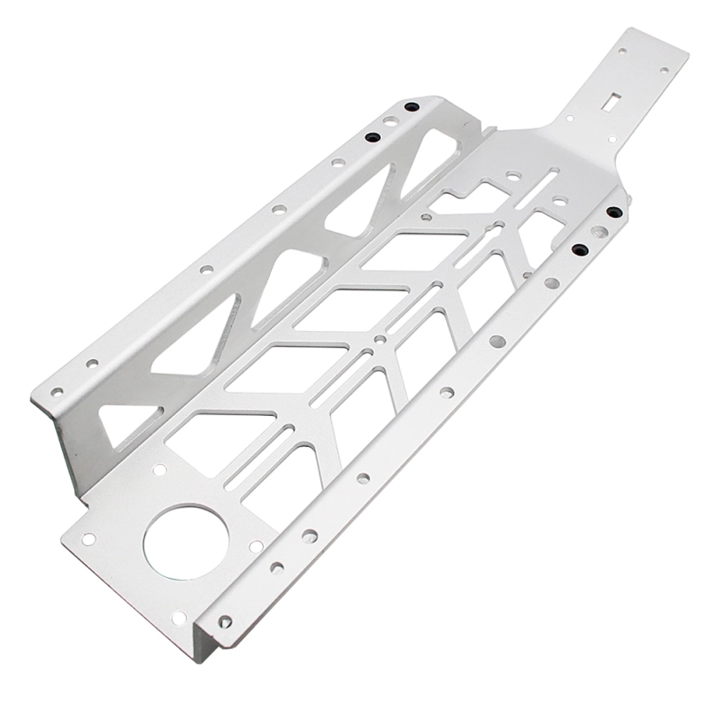 FLMLF CNC Metal Steal Light Chassis for 1/5 HPI ROVAN KM Rofun Baja 5B SS Buggy Rc Car Parts