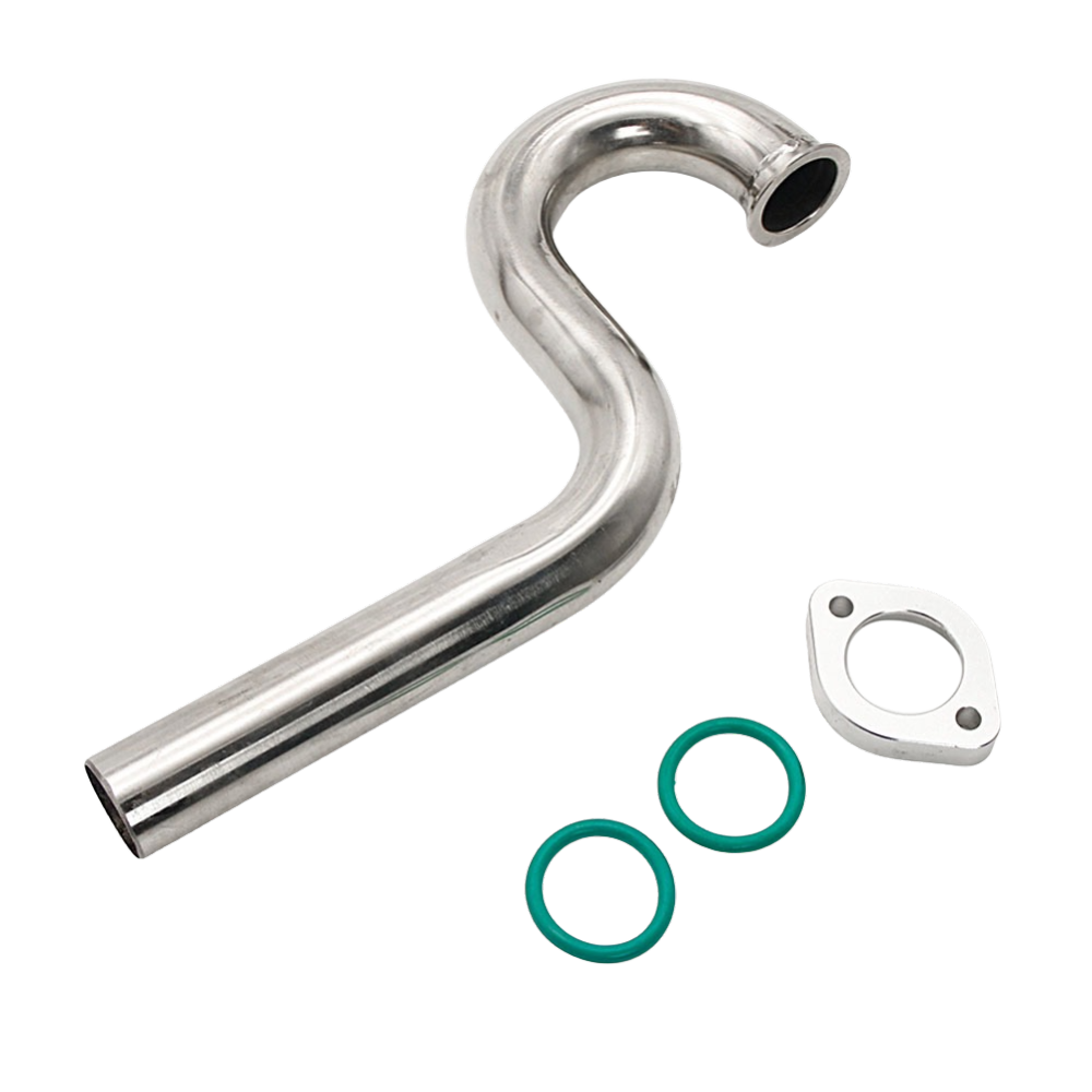 TOP SPEED RC WORLD RC Boat Exhaust Pipe S Header Fit 26CC 27.5CC 29CC QJ Zenoah RCMK Petrol Marine