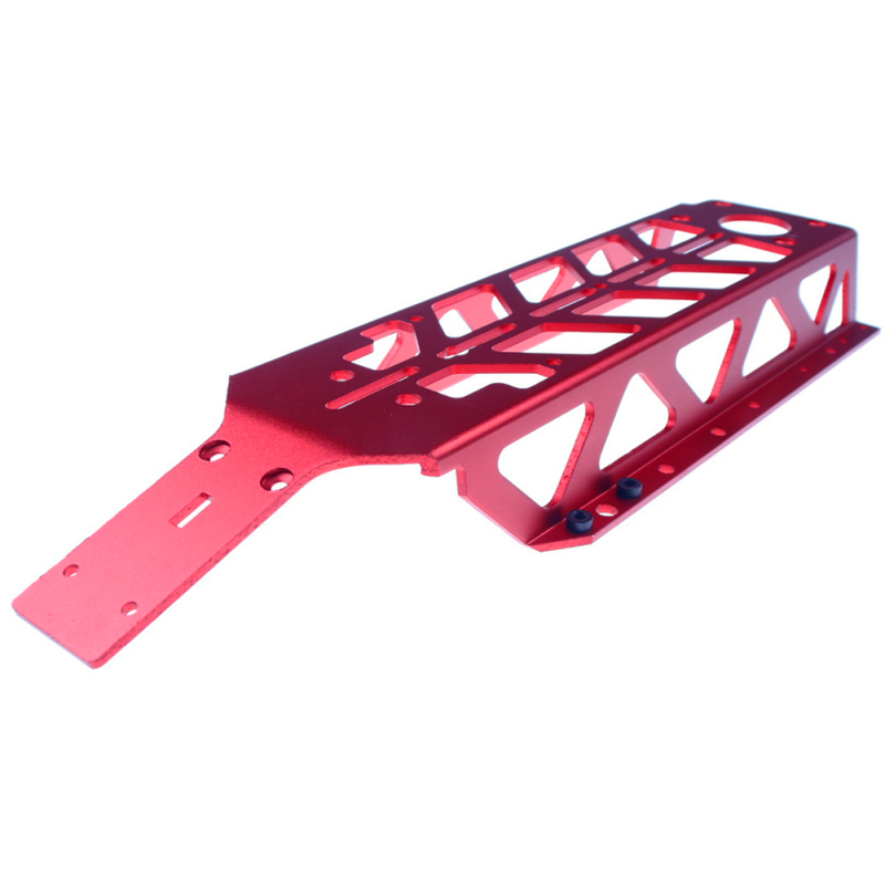 FLMLF CNC Metal Steal Light Chassis for 1/5 HPI ROVAN KM Rofun Baja 5B SS Buggy Rc Car Parts