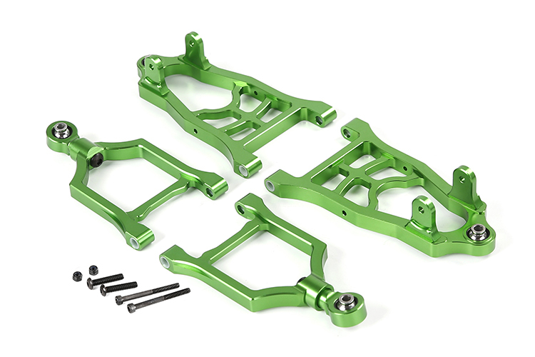 FLMLF Alloy Front Suspension A-Arm Set for 1/5 RC HPI ROVAN KM Rofun Baja 5B 5T 5SC Buggy Truck Parts