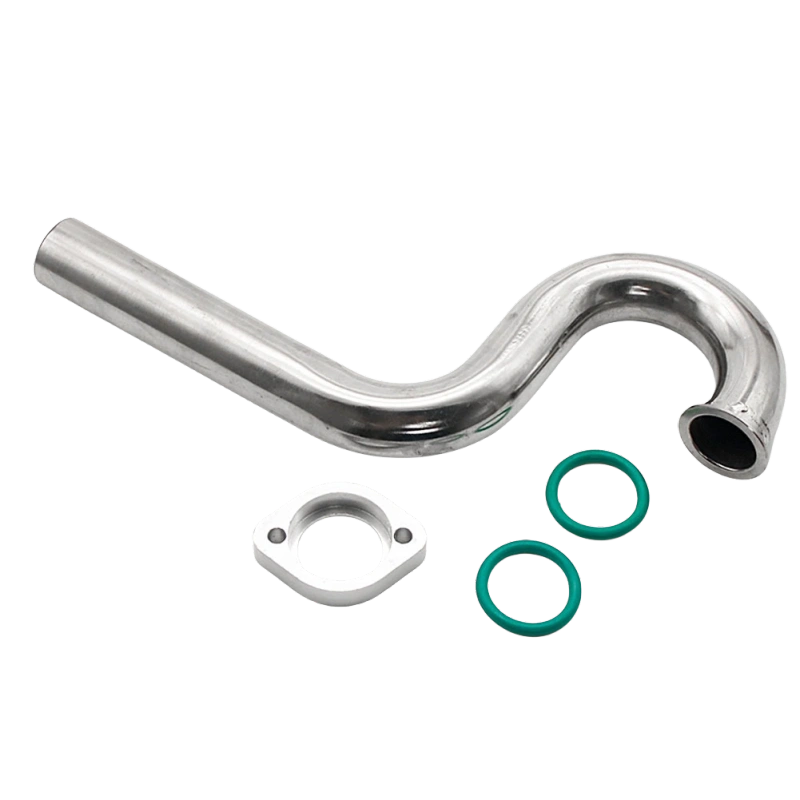 TOP SPEED RC WORLD RC Boat Exhaust Pipe S Header Fit 26CC 27.5CC 29CC QJ Zenoah RCMK Petrol Marine