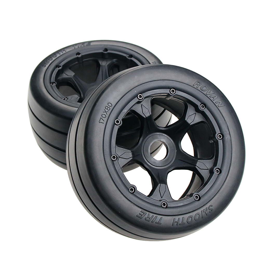 Jeu De Pneus Avant/arrière Pour Buggy HPI Baja 5B – Rovan, KM, Kingmotor – 170 X 60/80 Mm