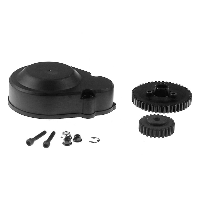 FLMLF Metal Super High 2 Speed Gear Kit 48T/26T with cover Fit for 1/5 HPI ROVAN ROFUN KM BAJA 5B 5T 5SC rc car Parts