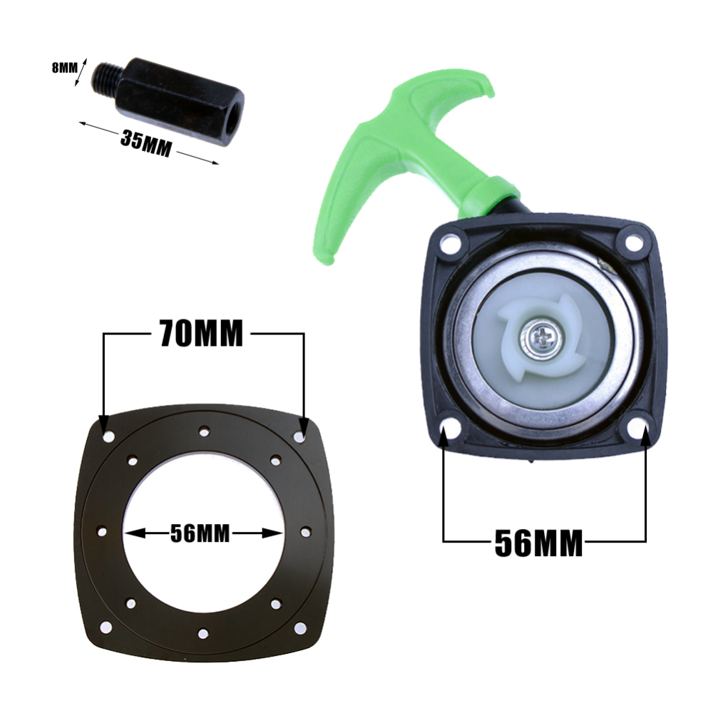 FLMLF Super Easy Pull Starter for 23cc ~ 36cc Engine Zenoah CY for 1/5 Hpi Rofun Baha Rovan Km Baja 5b 5t 5sc Losi 5ive T Rc Car Parts