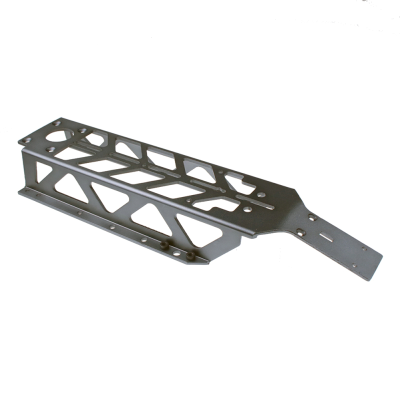 FLMLF CNC Metal Steal Light Chassis for 1/5 HPI ROVAN KM Rofun Baja 5B SS Buggy Rc Car Parts