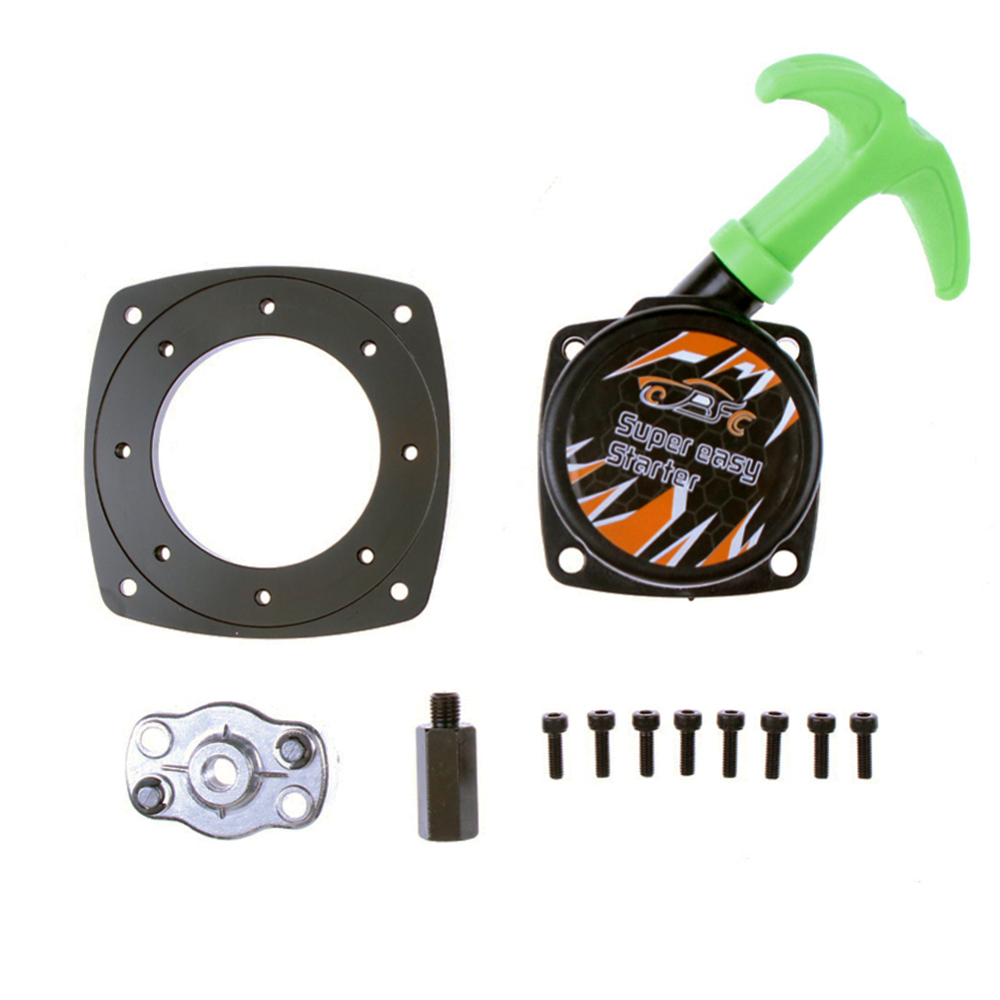 FLMLF Super Easy Pull Starter for 23cc ~ 36cc Engine Zenoah CY for 1/5 Hpi Rofun Baha Rovan Km Baja 5b 5t 5sc Losi 5ive T Rc Car Parts