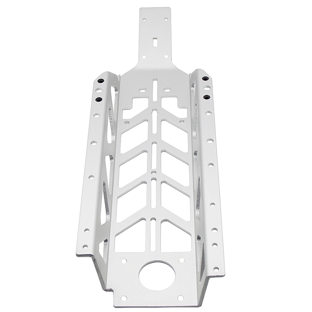 FLMLF CNC Metal Steal Light Chassis for 1/5 HPI ROVAN KM Rofun Baja 5B SS Buggy Rc Car Parts