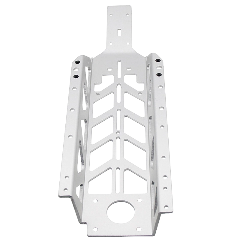 FLMLF CNC Metal Steal Light Chassis for 1/5 HPI ROVAN KM Rofun Baja 5B SS Buggy Rc Car Parts