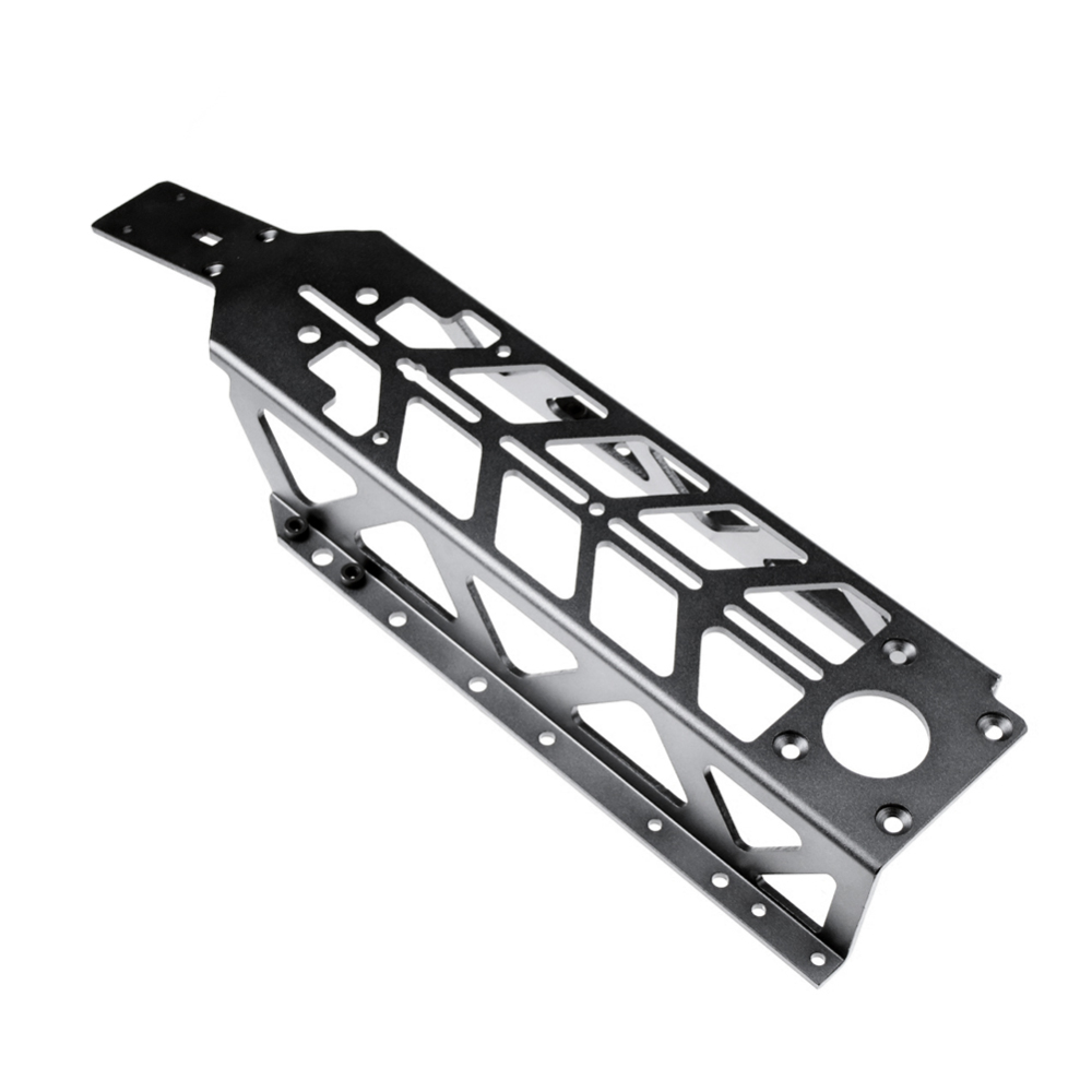 FLMLF CNC Metal Steal Light Chassis for 1/5 HPI ROVAN KM Rofun Baja 5B SS Buggy Rc Car Parts