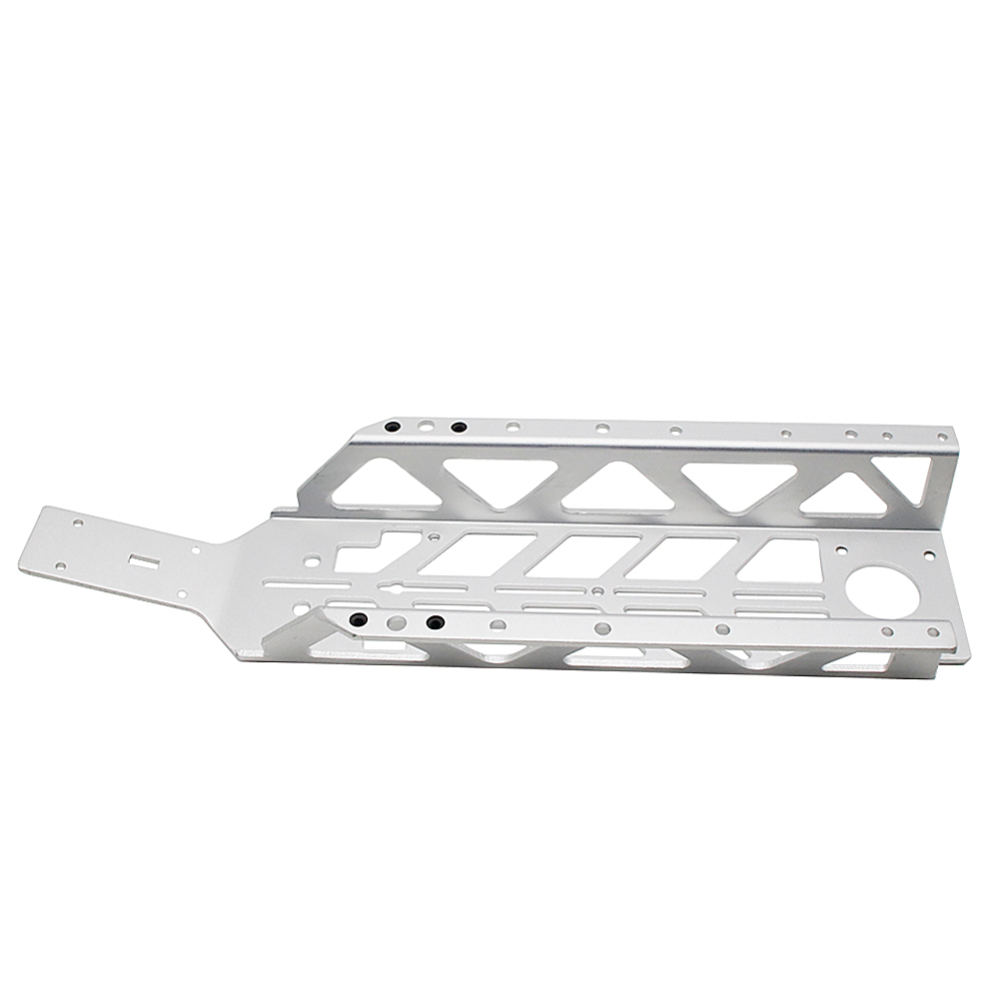 FLMLF CNC Metal Steal Light Chassis for 1/5 HPI ROVAN KM Rofun Baja 5B SS Buggy Rc Car Parts