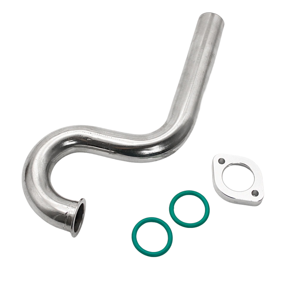 TOP SPEED RC WORLD RC Boat Exhaust Pipe S Header Fit 26CC 27.5CC 29CC QJ Zenoah RCMK Petrol Marine